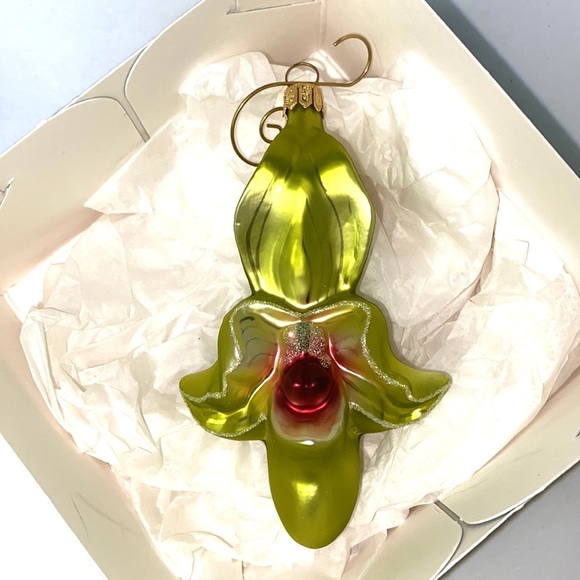 Lady Slipper Orchid Polish Handblown - Picture 2 of 3